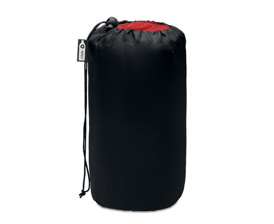 RPET fleece travel blanket Red -  MO9935-05