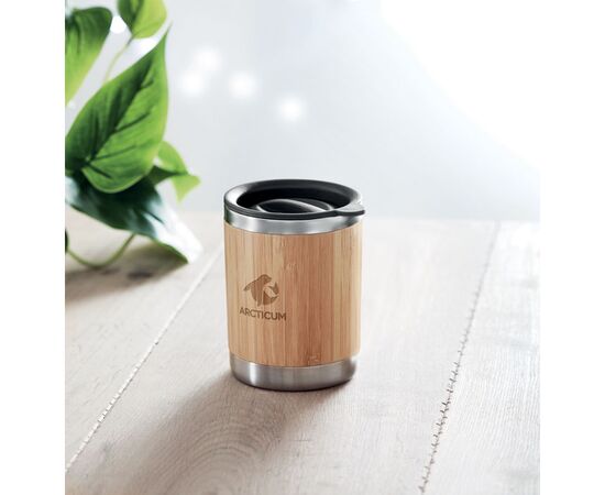 Bamboe drinkbeker 250ML Hout -  MO9937-40