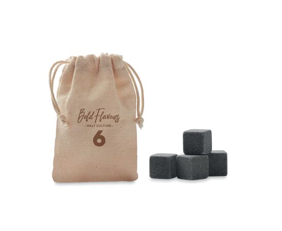 Cube en pierre dans pochette Beige -  MO9943-13