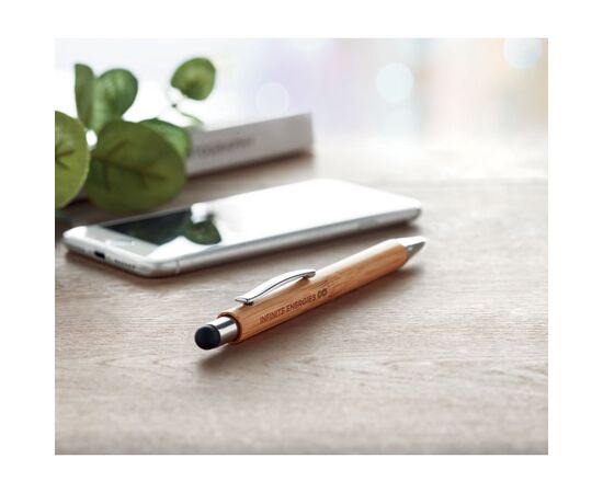 Bamboo stylus pen blue ink Wood -  MO9945-40