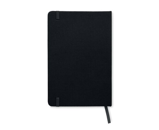 DIN A5 Notizbuch 600D RPET Schwarz -  MO9966-03