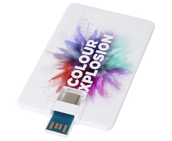 Duo slim 64 GB USB-Stick mit Typ-C und USB-A 3.0 Weiß - Unbranded 12375001