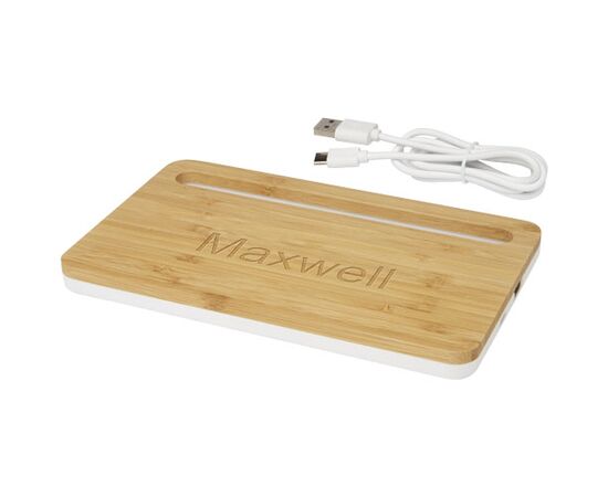Chargeur à induction Medake 10 W, en bambou Beige - Unbranded 12425202