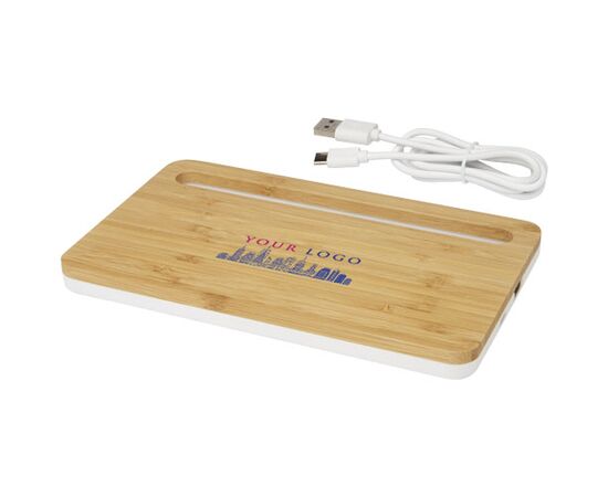Chargeur à induction Medake 10 W, en bambou Beige - Unbranded 12425202