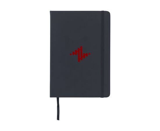 BudgetNote A5 Blanc Notizbuch Schwarz -  124598