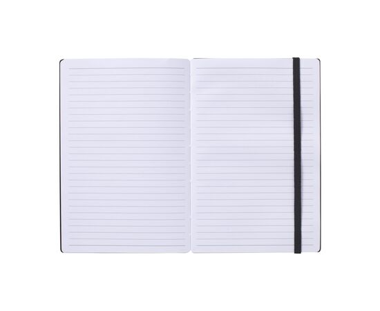 Bamboo Journal Naked Spine Notebook Black A5 Zwart -  402998