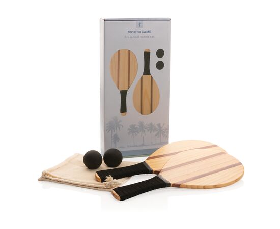 Set de raquettes frescobol en bois Brun - XD Collection P453.509