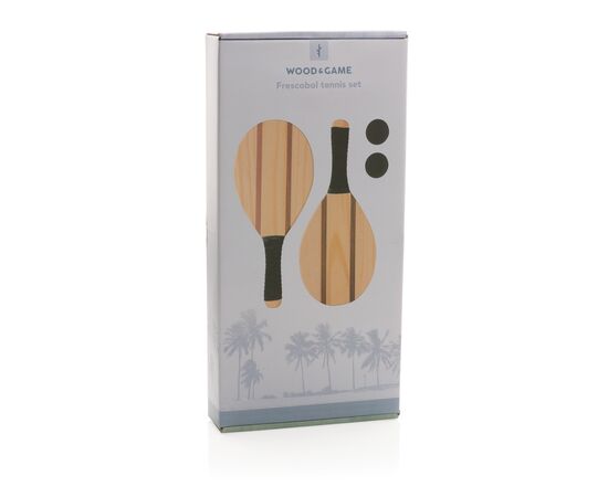 Set de raquettes frescobol en bois Brun - XD Collection P453.509