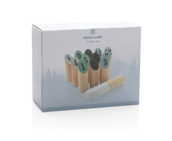 Jeu de quilles scandinaves en bois Brun - XD Collection P453.529