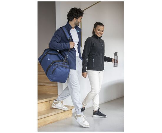 Amber GRS gerecycled heren fleece jas met volledige rits Wit - Elevate NXT 37529010