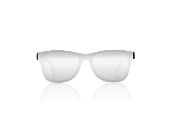 Lunettes de soleil en plastique recyclé RCS et bambou Prism Brun - XD Collection P453.8509