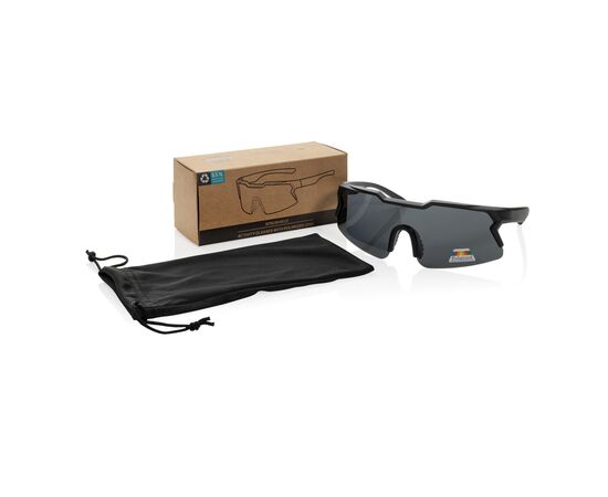 SproShield RCS Sportbrille mit polarisierten Gläsern Schwarz - XD Collection P453.8601