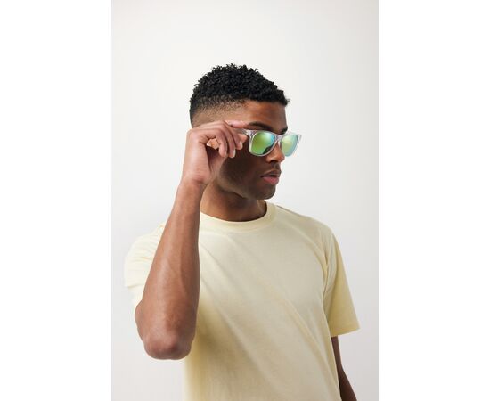 Gleam RCS recycled PC mirror lens sunglasses White - XD Collection P453.8703