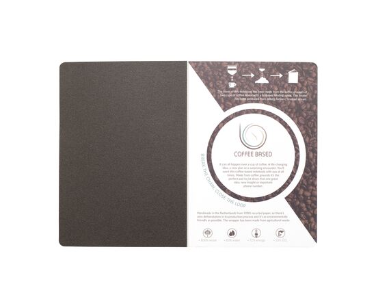 Coffee Notebook A5 notitieboek Bruin -  W00140