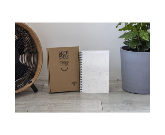 Seed Paper Notebook A5 Notizbuch Weiß -  W10010