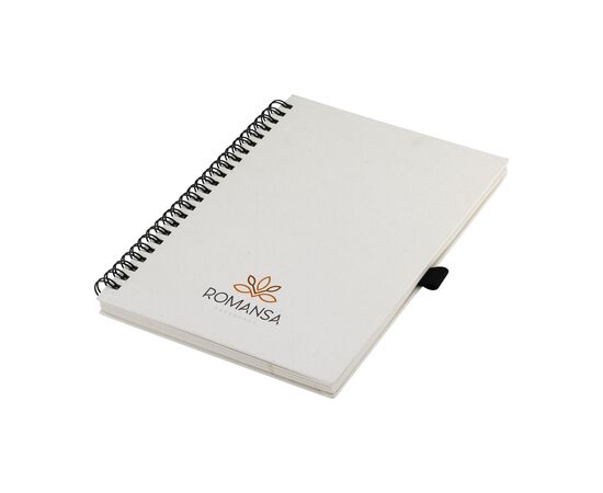 Milk-Carton Wire-O Notebook A5 notitieboek Beige -  151242
