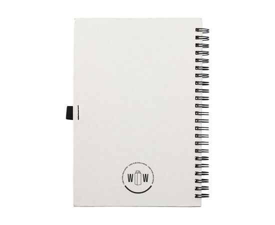 Milk-Carton Wire-O Notebook A5 notitieboek Beige -  151242