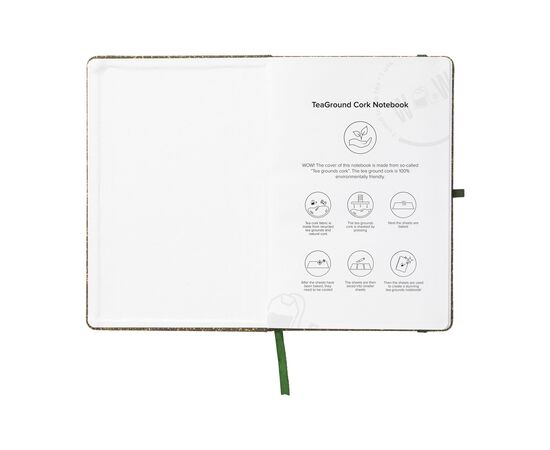 TeaGround Cork Notebook A5 Notizbuch Braun -  385240