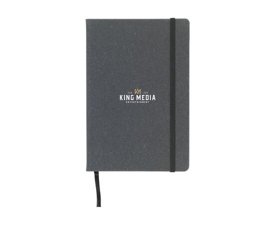 Montana Recycled Leather Notebook A5 Schwarz -  389098