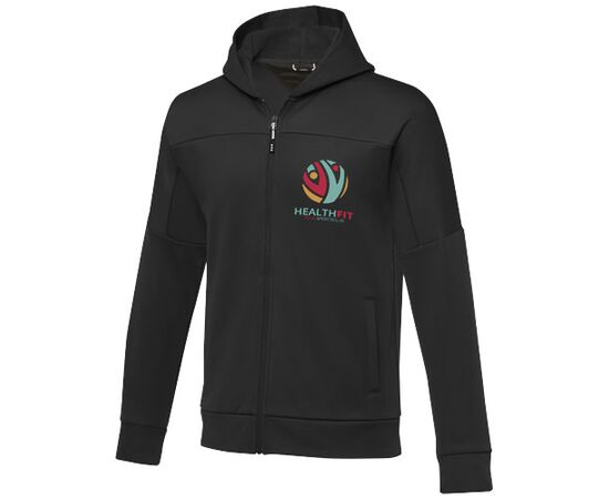 Nubia men's performance full zip knit jacket Black - Elevate Life 39470902