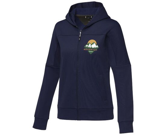 Nubia women's performance full zip knit jacket Navy - Elevate Life 39471551