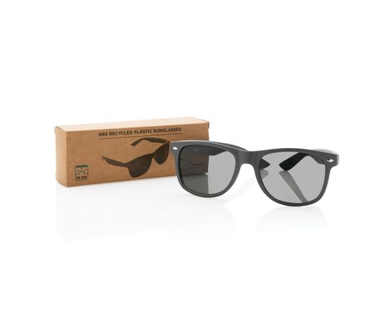 Lunettes de soleil en PC plastique recyclé GRS Gris - XD Collection P453.962