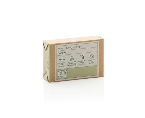 Sereva oordopjes met ruisonderdrukking Beige - XD Collection P457.0519