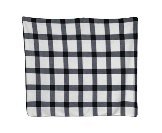 Weiche karierte Fleece-Decke Weiß - XD Collection P459.053