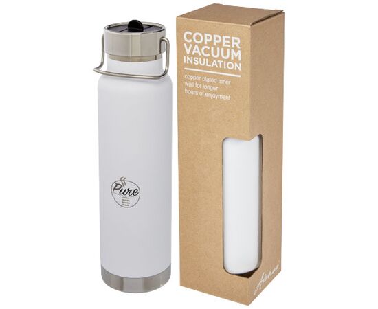 Thor 750 ml koperen vacuümgeïsoleerde drinkfles Wit - Unbranded 10073201
