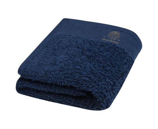 Serviette en coton 550 g/m² 30x50 cm Chloe Marine - Seasons 11700455