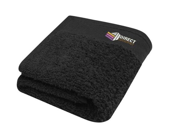 Chloe 550 g/m² Baumwollhandtuch 30 x 50 cm Schwarz - Seasons 11700490