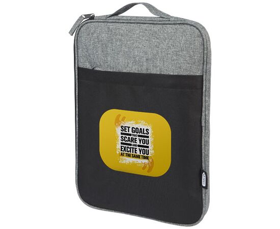 Housse pour ordinateur portable Reclaim 14&quot; recyclé GRS bicolore de 2,5 L Noir, Gris - Unbranded 12065490