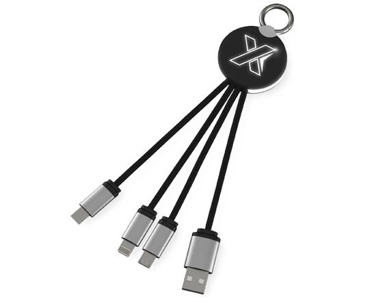 SCX.design C16 kabel met oplichtende ring Zwart, Wit - SCX.design 2PX00290