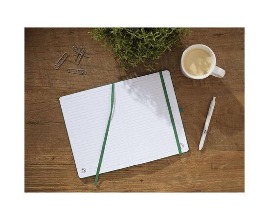 Recycled GRS PU Paper Notebook A5 Green -  319370