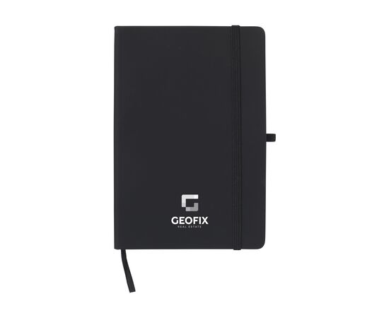Recycled GRS PU Paper Notebook A5 Black -  319398