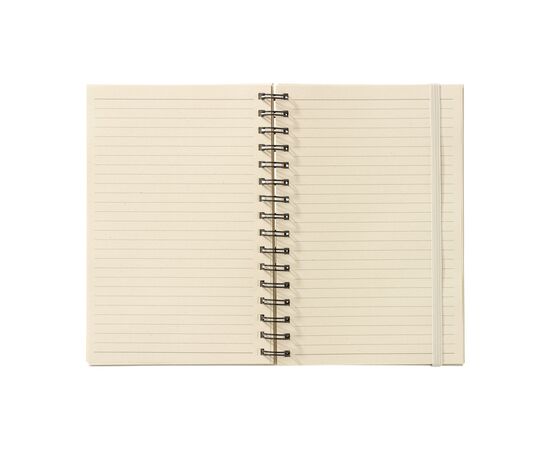 Sugarcane Bagasse Spiral Notebook A5 carnet Écru -  349742