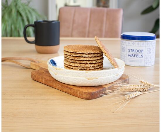 Blik inclusief stroopwafels William Zilver -  2318.032