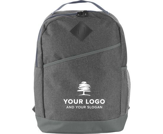 Sac à dos en polycanvas Damian Gris -  0946.003