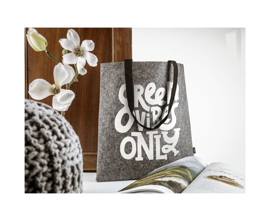 Feltro GRS RPET Shopper sac de courses Gris -  079190