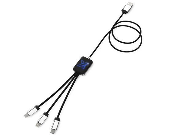 SCX.design C17 eenvoudig te gebruiken oplichtende kabel Blauw, Zwart - SCX.design 2PX00352