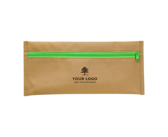 Nonwoven (80 gr/m²) pencil case Bilal Khaki -  2127.013