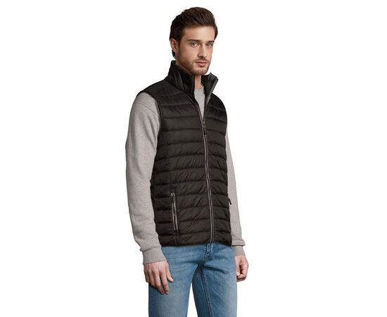 WAVE MEN Bodywarmer Noir -  S01436-BK-L