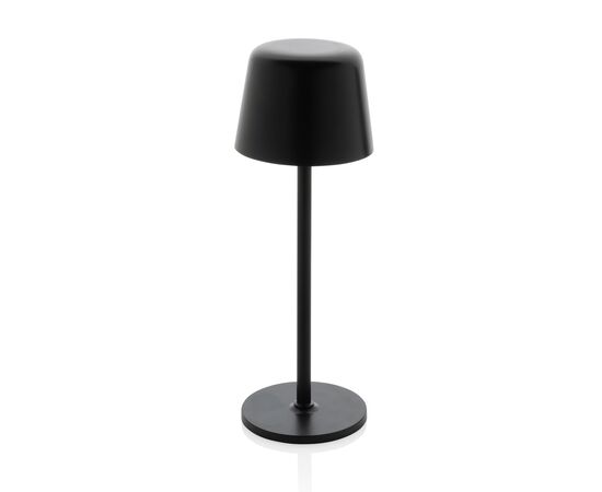 Zenic RCS recycled plastic USB re-chargable table lamp Black - XD Collection P513.9701