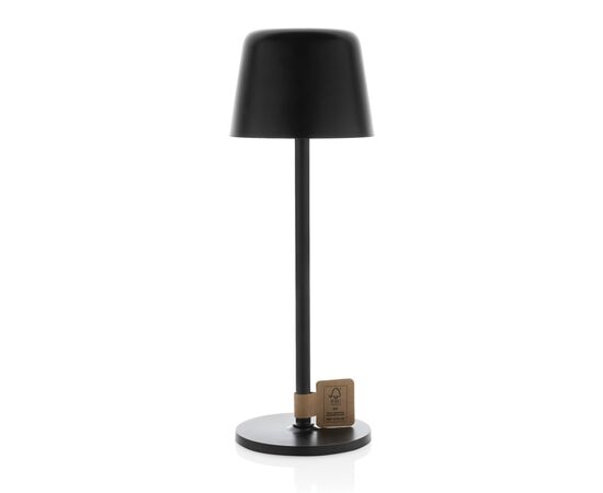 Zenic RCS recycled plastic USB re-chargable table lamp Black - XD Collection P513.9701