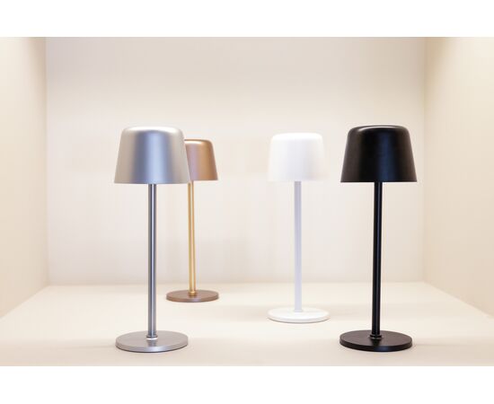 Zenic RCS recycled plastic USB re-chargable table lamp Black - XD Collection P513.9701