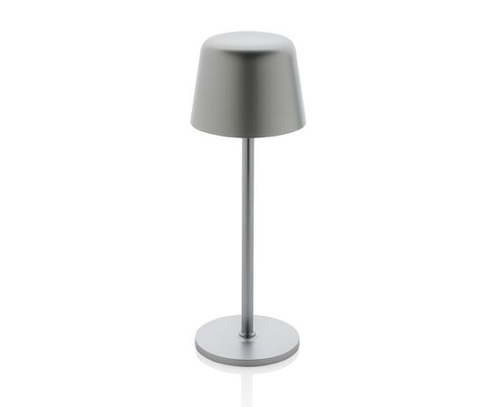 Lampe de table rechargeable par USB en plastique RCS Zenic Argent - XD Collection P513.9702