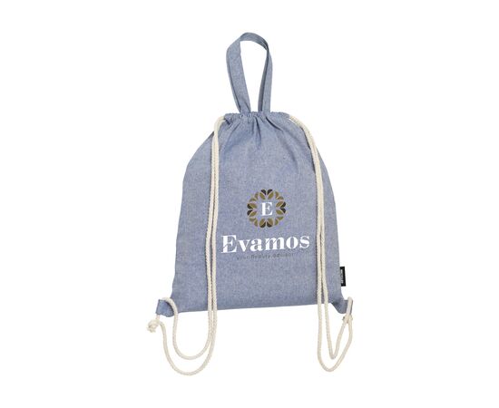 GRS Recycled Cotton PromoBag Plus (180 g/m²) Rucksack Blau -  365530