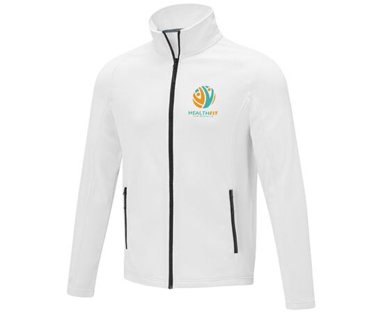 Zelus men's fleece jacket White - Elevate Essentials 39474013