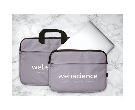 Oliver 15,6 inch RPET Laptop Sleeve house ordinateur Gris -  436790
