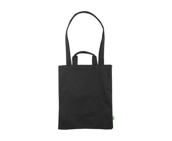 Organic Cotton Canvas Tote Bag (280 g/m²) sac Noir -  523198